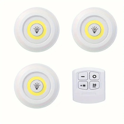 Smart Wireless LED Under-Cabinet Lights COB Night Light With Remote Control