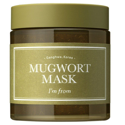 [I'M FROM] Mugwort Mask | Natural Herb, Tea tree, Wash-off, Cooling and fast Soothing Breakouts, for Sensitive skin