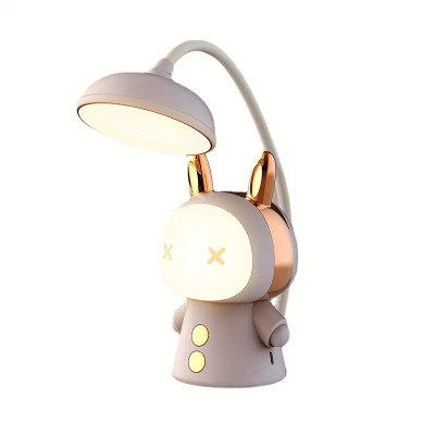 Cartoon LED folding USB charging eye protection desk lamp