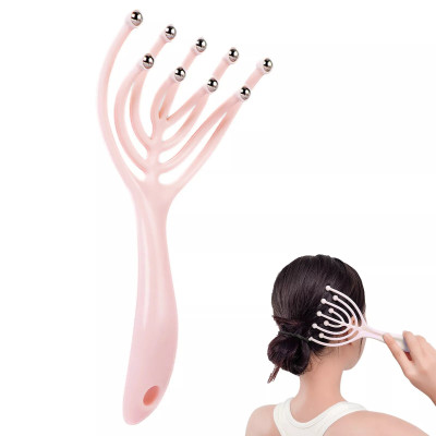 1pc Scalp Relaxer Tool to Relieve Stress and Headache and Improve Blood Circulation (handle style is random)