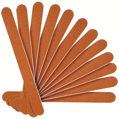 Large nail file made of sandpaper for nails, 180-grit nail file for natural nails, slim nail file pack for home manicure tools.