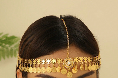 Retro Bohemian Metal Head Wreath, Fashion Multifunctional Head Chain