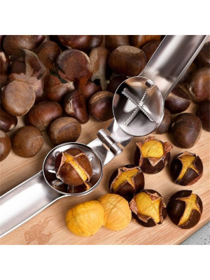 Quick Chestnut Clip Walnut Pliers Metal NutCracker Sheller Nut Opener Kitchen Tools Cutter Gadgets